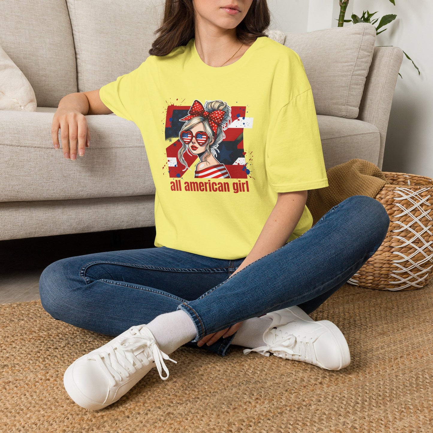 #250 All American Girl Patriotic T-Shirt
