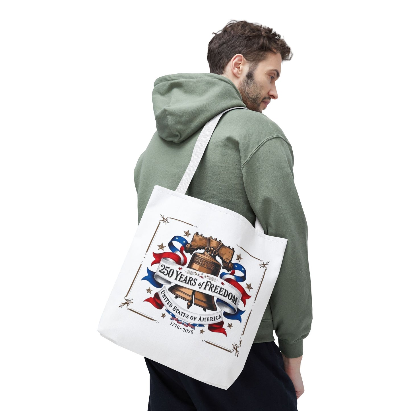 #250 250 Years of Freedom Liberty Bell Tote Bag