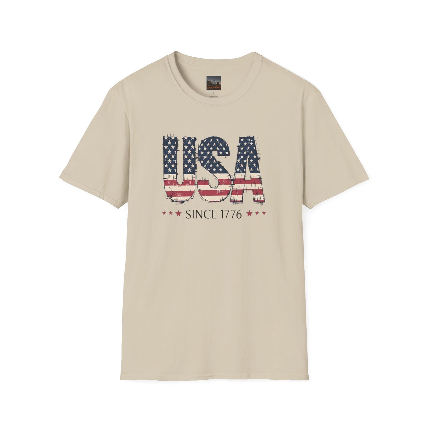 #250 USA Flag "USA Since 1776" Patriotic T-Shirt