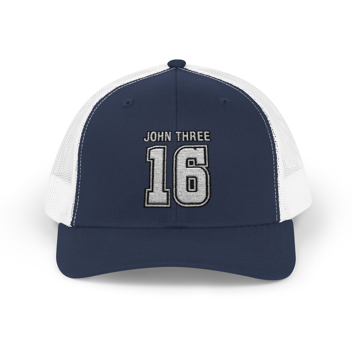 John Three 16 Vintage Varsity Trucker Cap