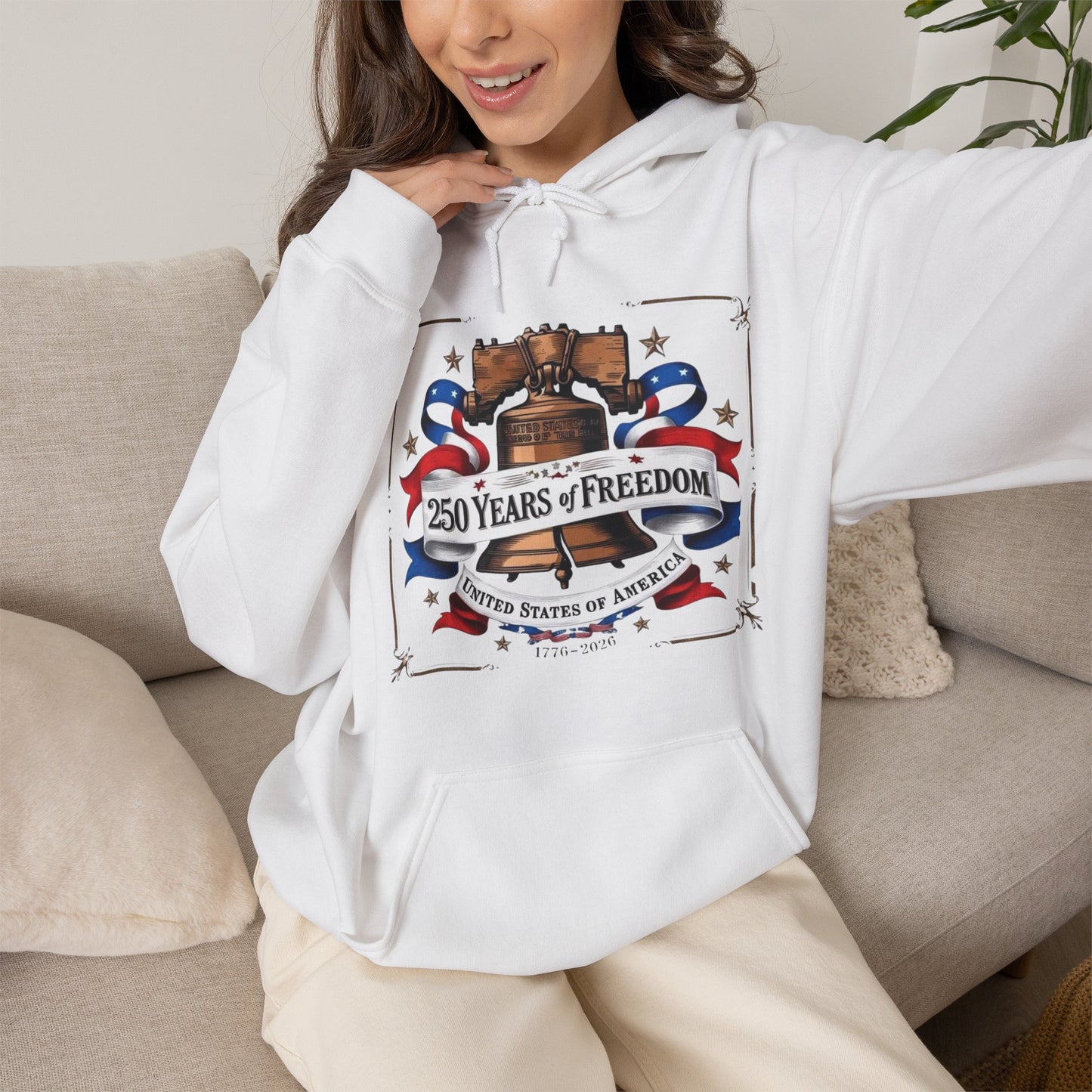 #250 250 Years of Freedom Liberty Bell Hoodie