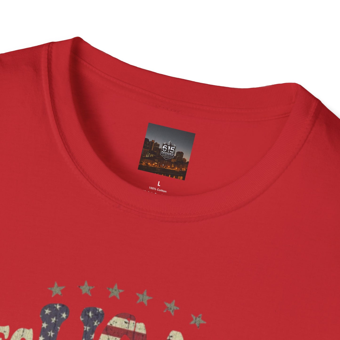 JesUSAves Patriotic T-Shirt — American Flag Christian Faith Tee