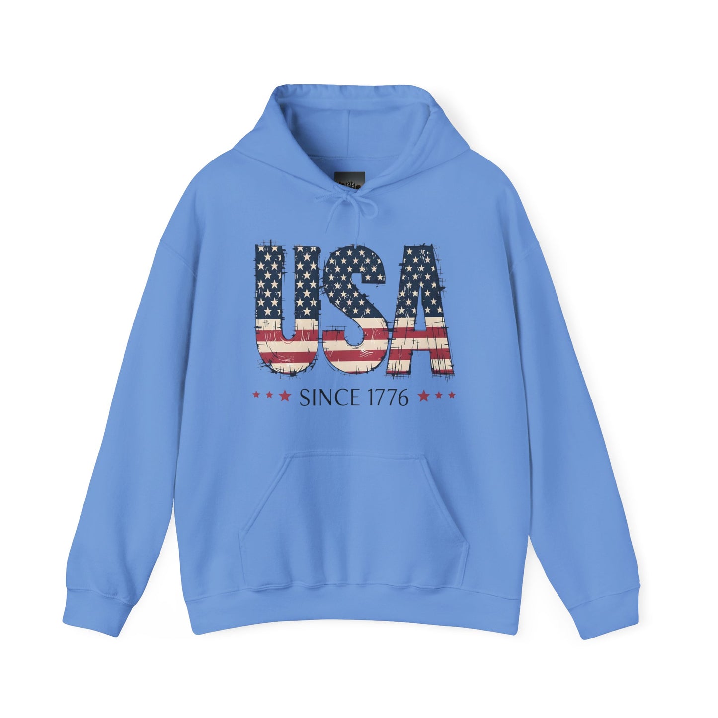 #250 USA Flag "USA Since 1776" Patriotic Hoodie