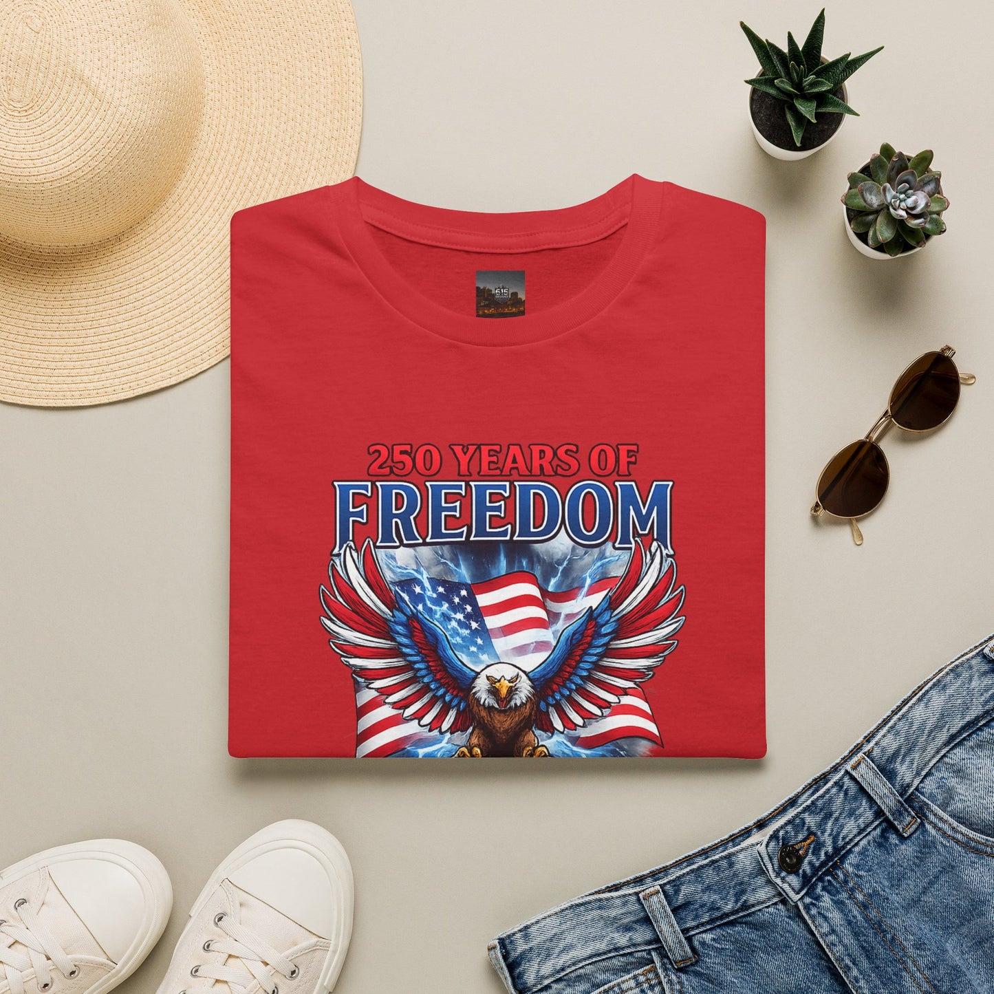 #250 250 Years of Freedom 1776–2026 Eagle T-Shirt