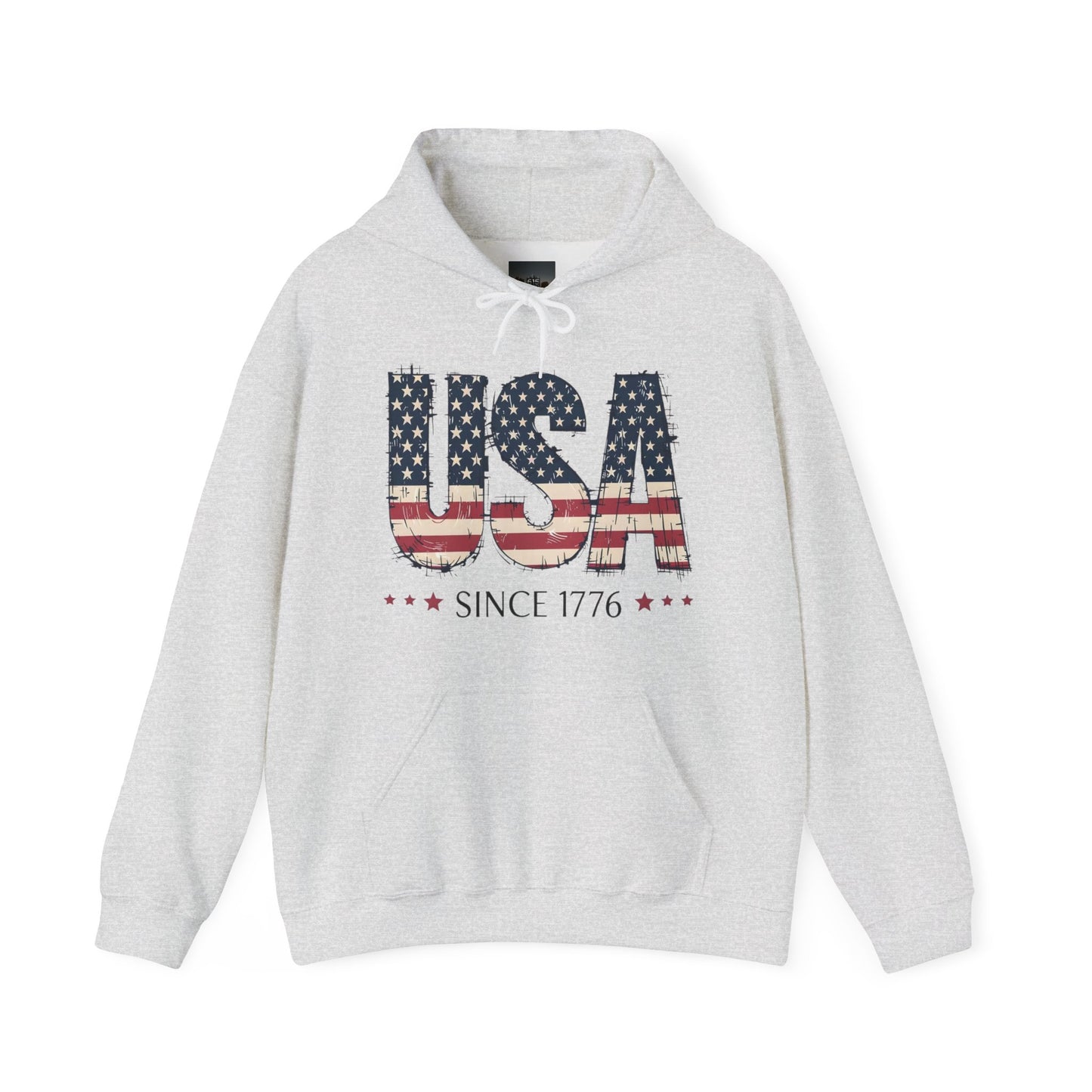 #250 USA Flag "USA Since 1776" Patriotic Hoodie