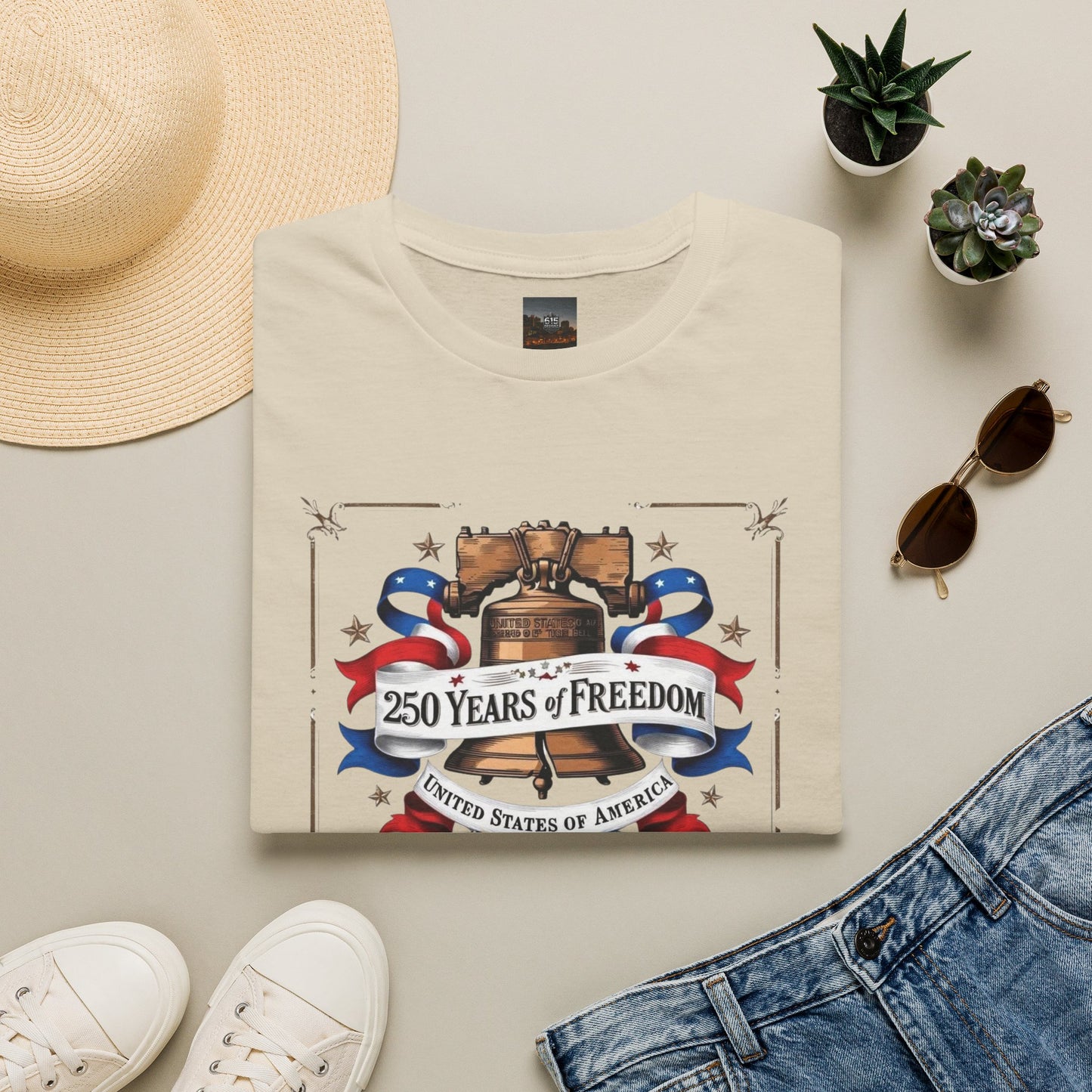 #250 250 Years of Freedom Liberty Bell Tee