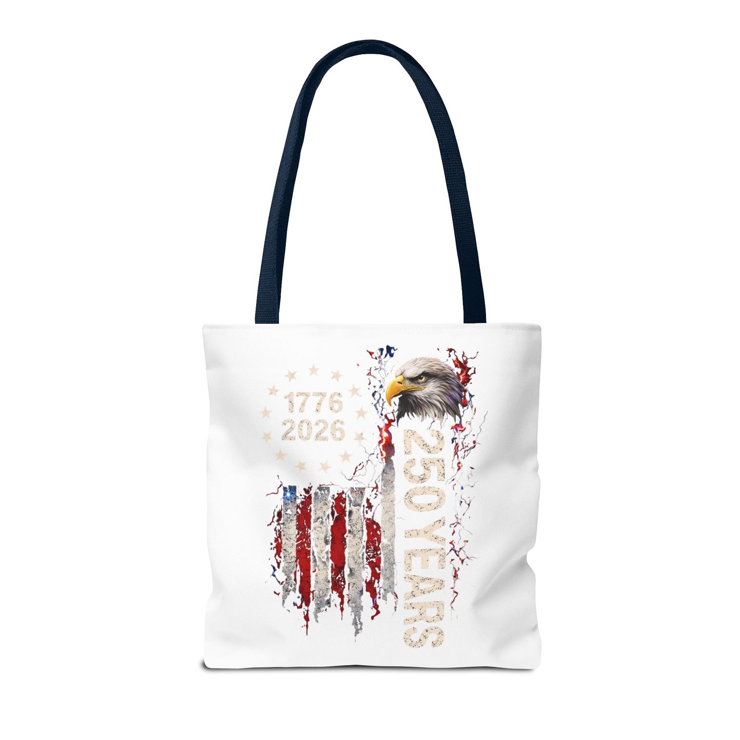 #250 1776-2026 250 Years USA Bicentennial Eagle Tote Bag