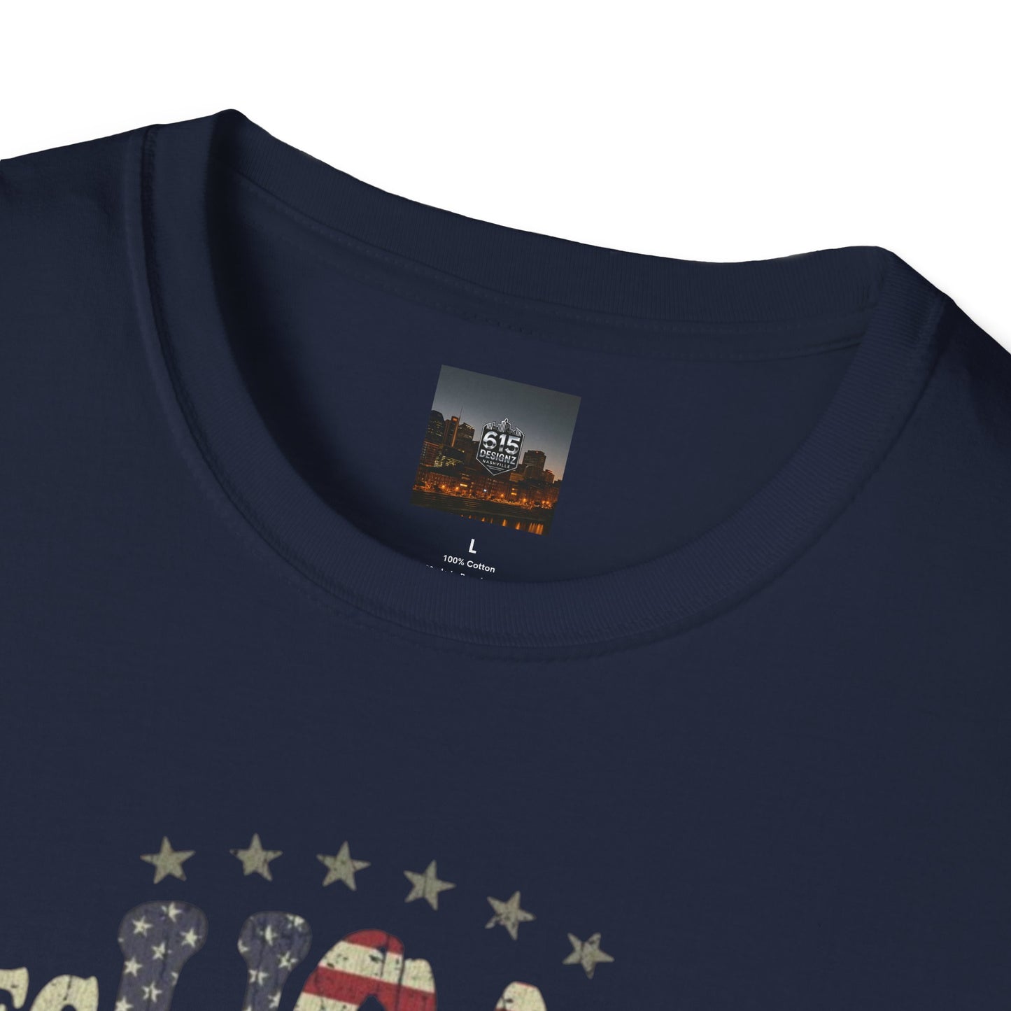 JesUSAves Patriotic T-Shirt — American Flag Christian Faith Tee