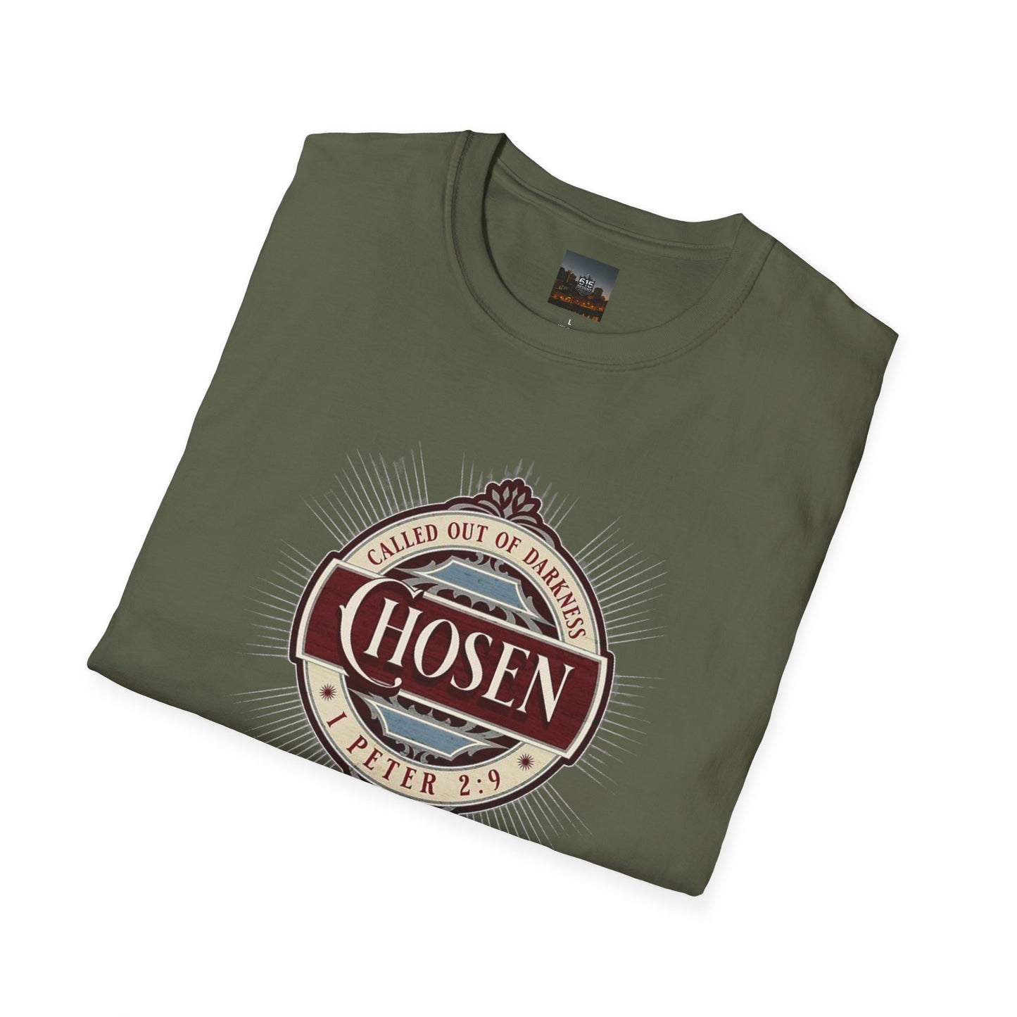 Chosen Graphic T-Shirt — "Called Out of Darkness" Faith Tee