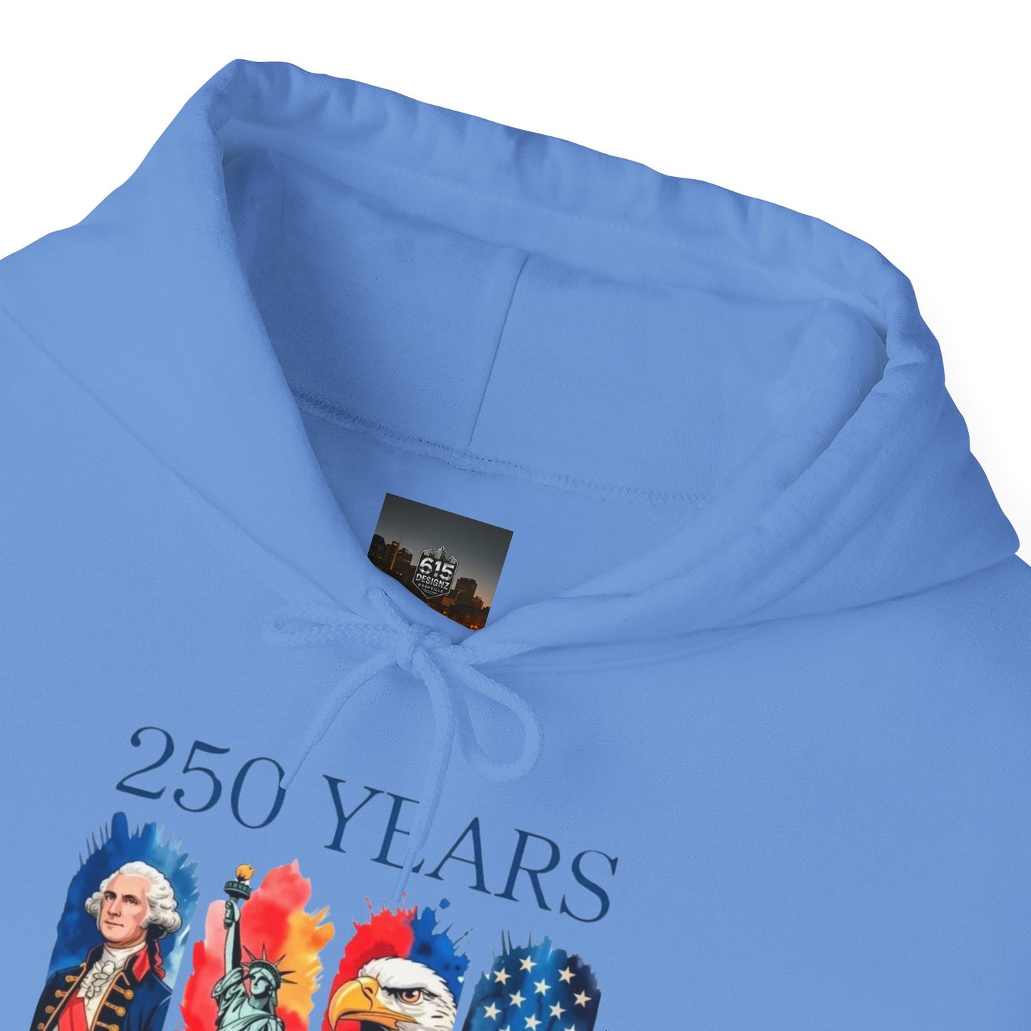 #250 250 Years American History Celebration 1776–2026 Patriotic Hoodie