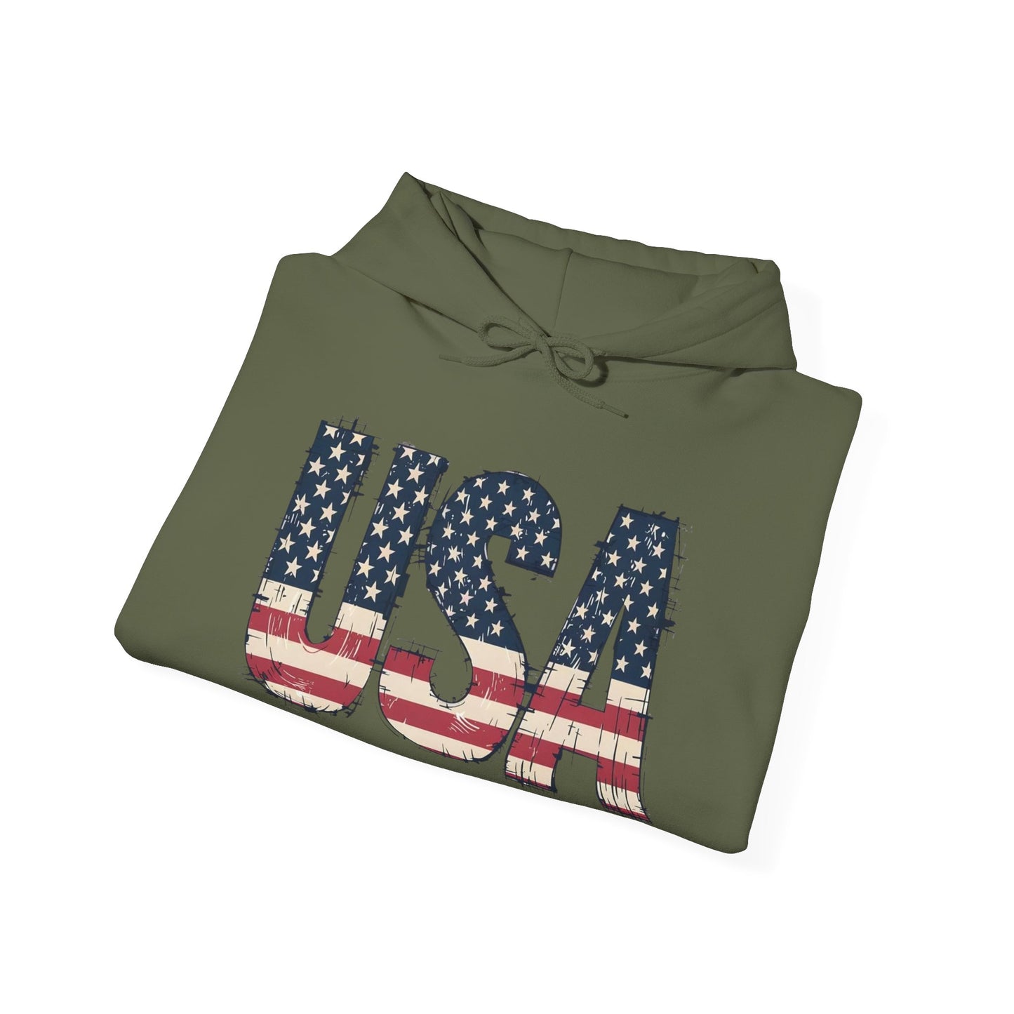 #250 USA Flag "USA Since 1776" Patriotic Hoodie
