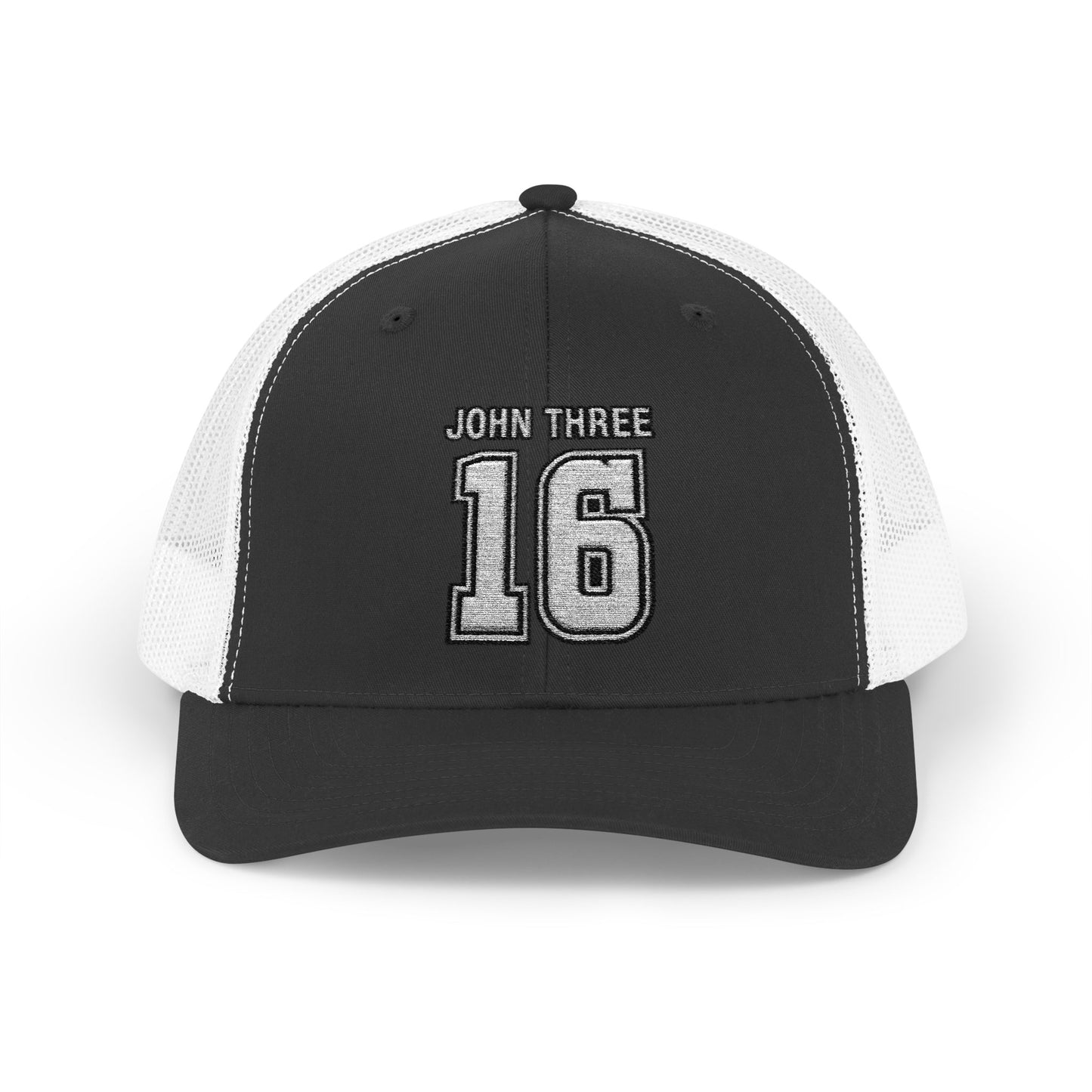 John Three 16 Vintage Varsity Trucker Cap