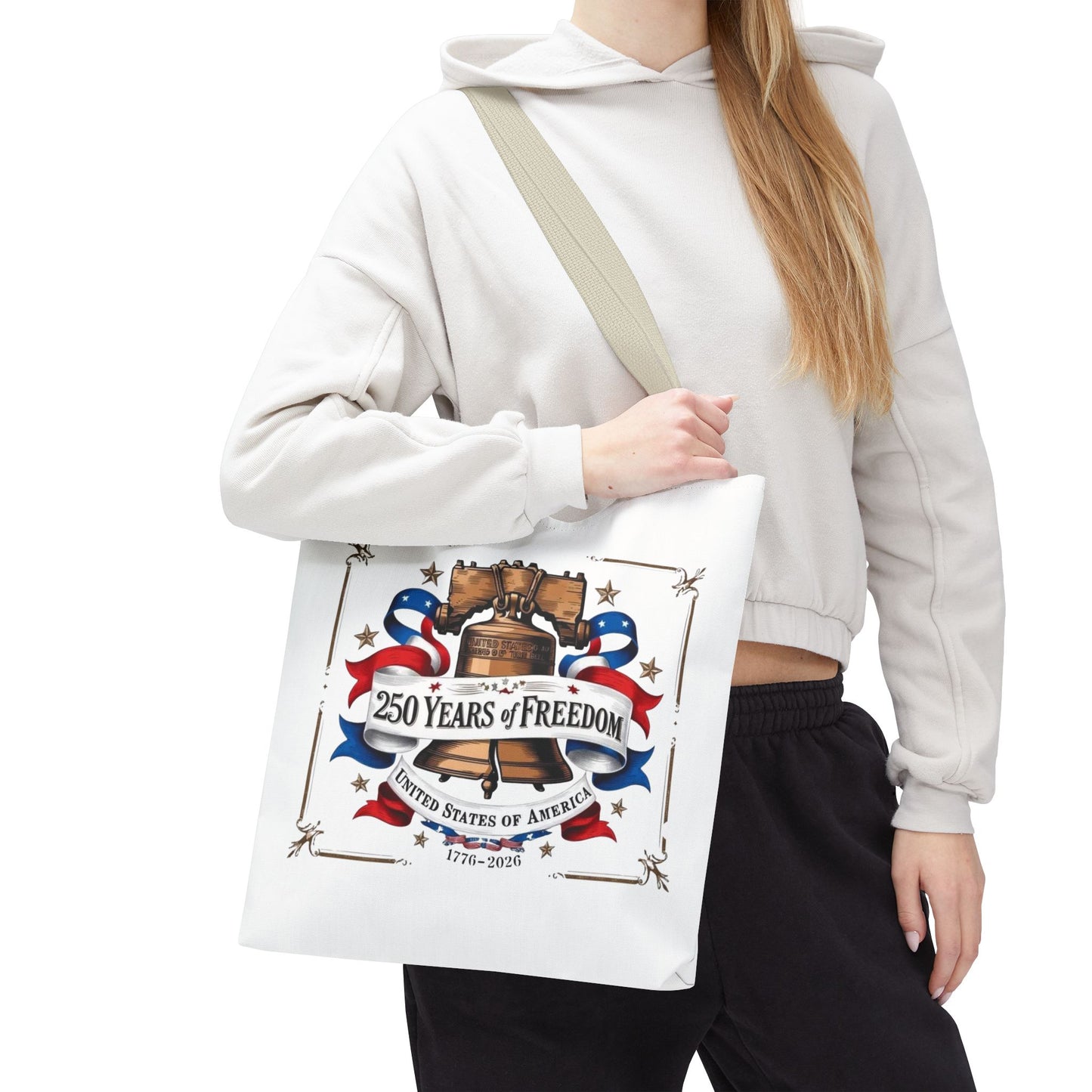 #250 250 Years of Freedom Liberty Bell Tote Bag
