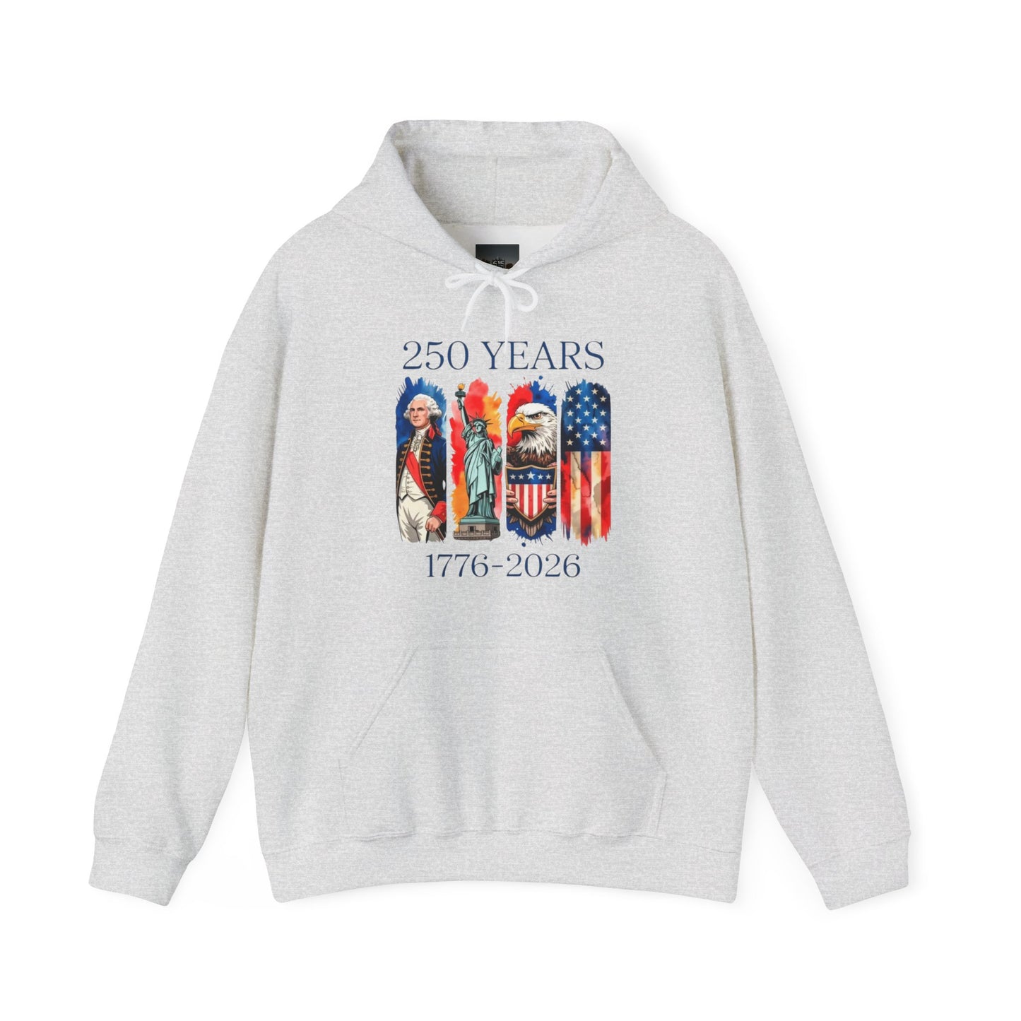 #250 250 Years American History Celebration 1776–2026 Patriotic Hoodie