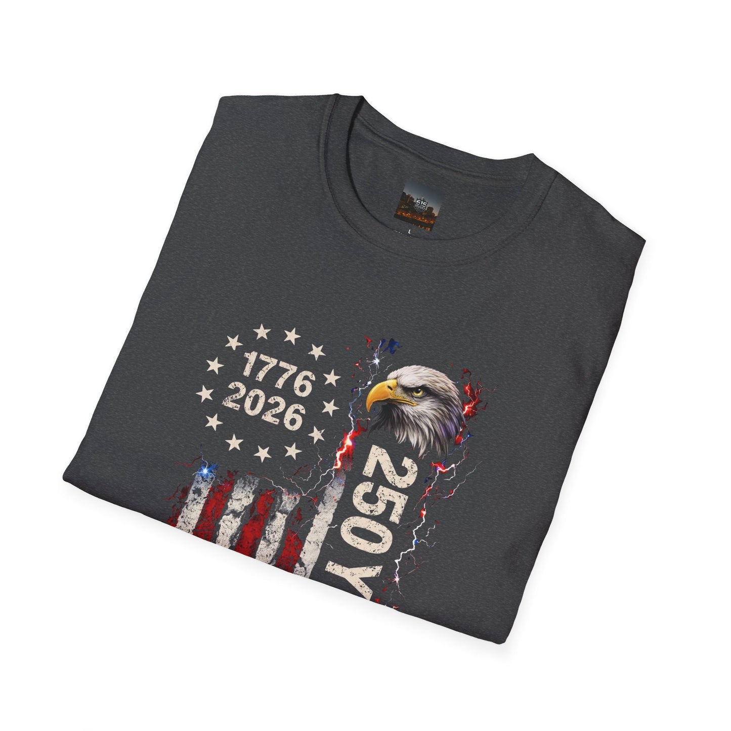 #250 1776-2026 250 Years USA Bicentennial Eagle T-Shirt