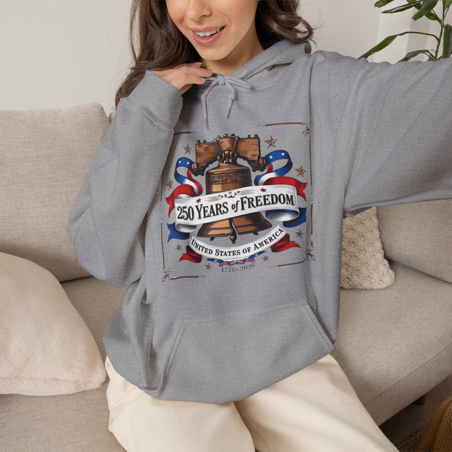#250 250 Years of Freedom Liberty Bell Hoodie