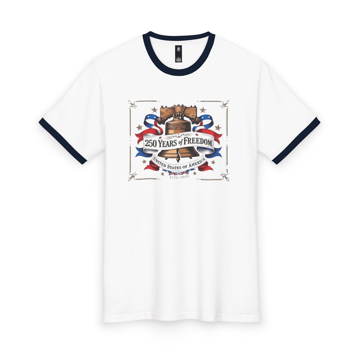 #250 250 Years of Freedom Liberty Bell Ringer Tee