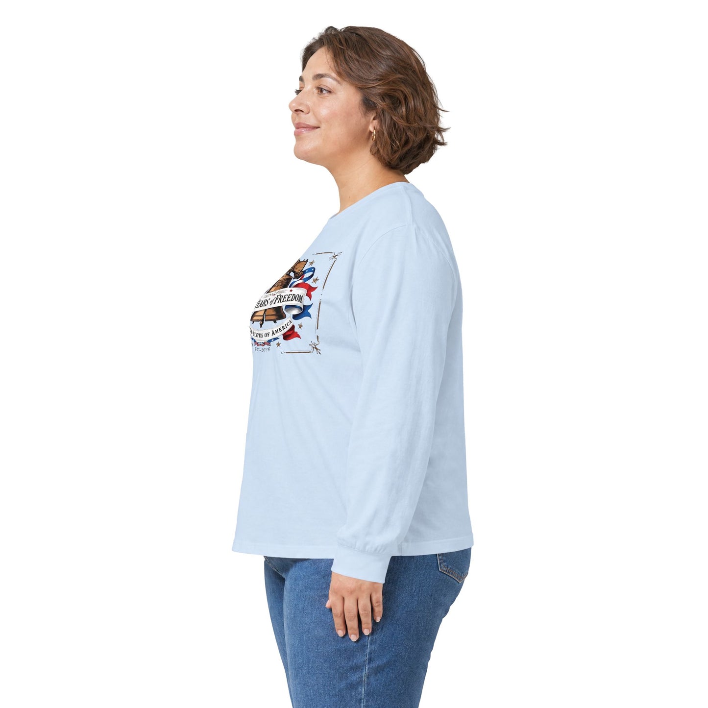 #250 250 Years of Freedom Liberty Bell Long Sleeve Tee
