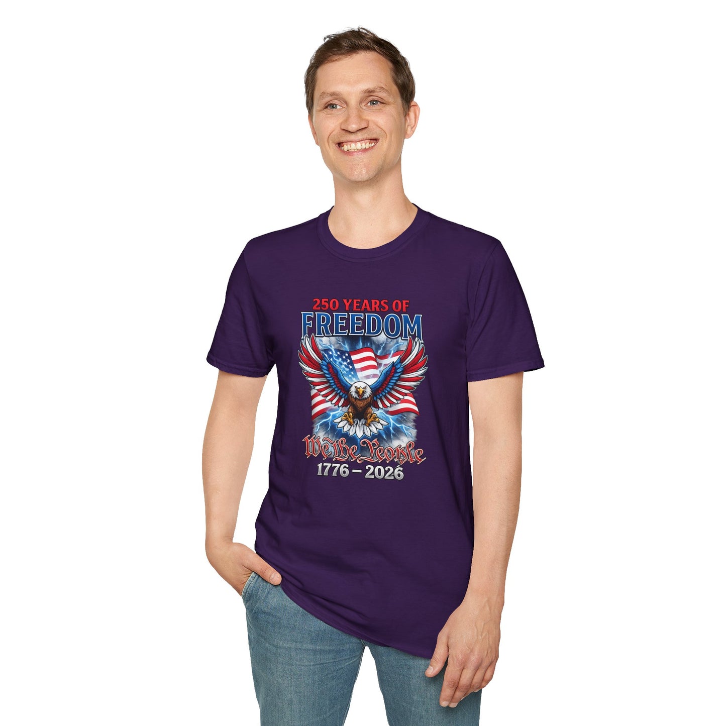 #250 250 Years of Freedom 1776–2026 Eagle T-Shirt