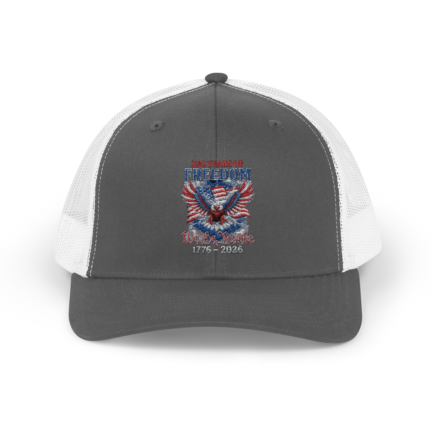 #250 250 Years of Freedom 1776–2026 Eagle Snapback Trucker Cap