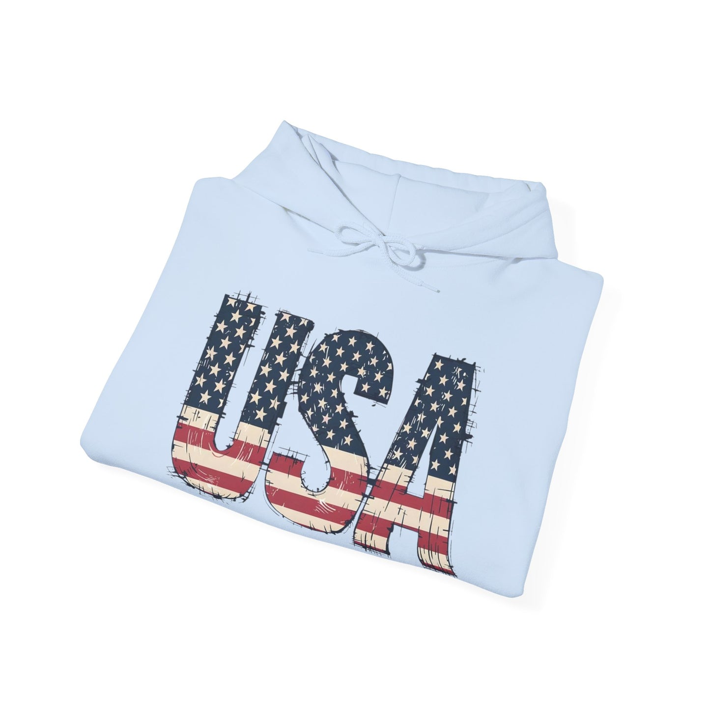 #250 USA Flag "USA Since 1776" Patriotic Hoodie
