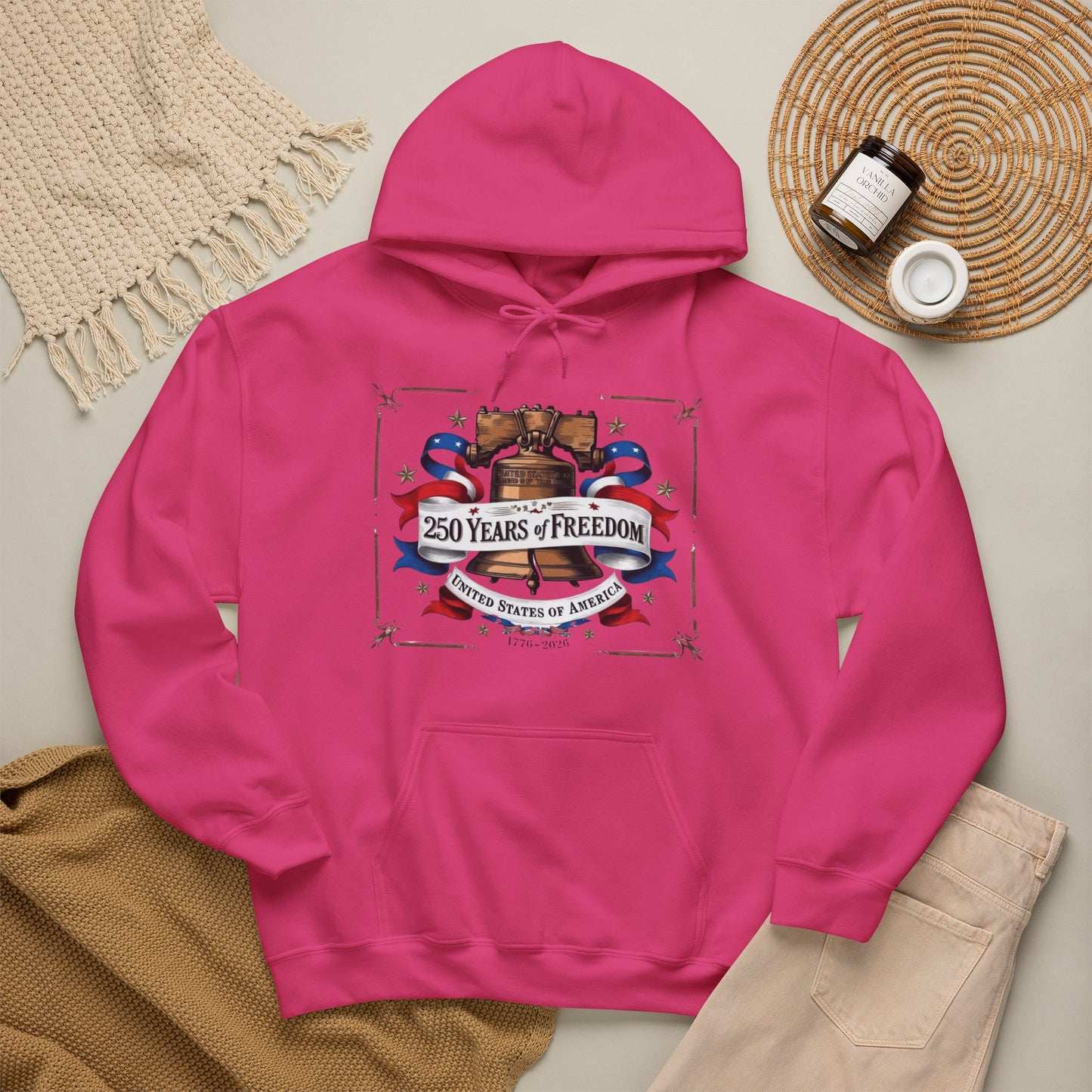 #250 250 Years of Freedom Liberty Bell Hoodie