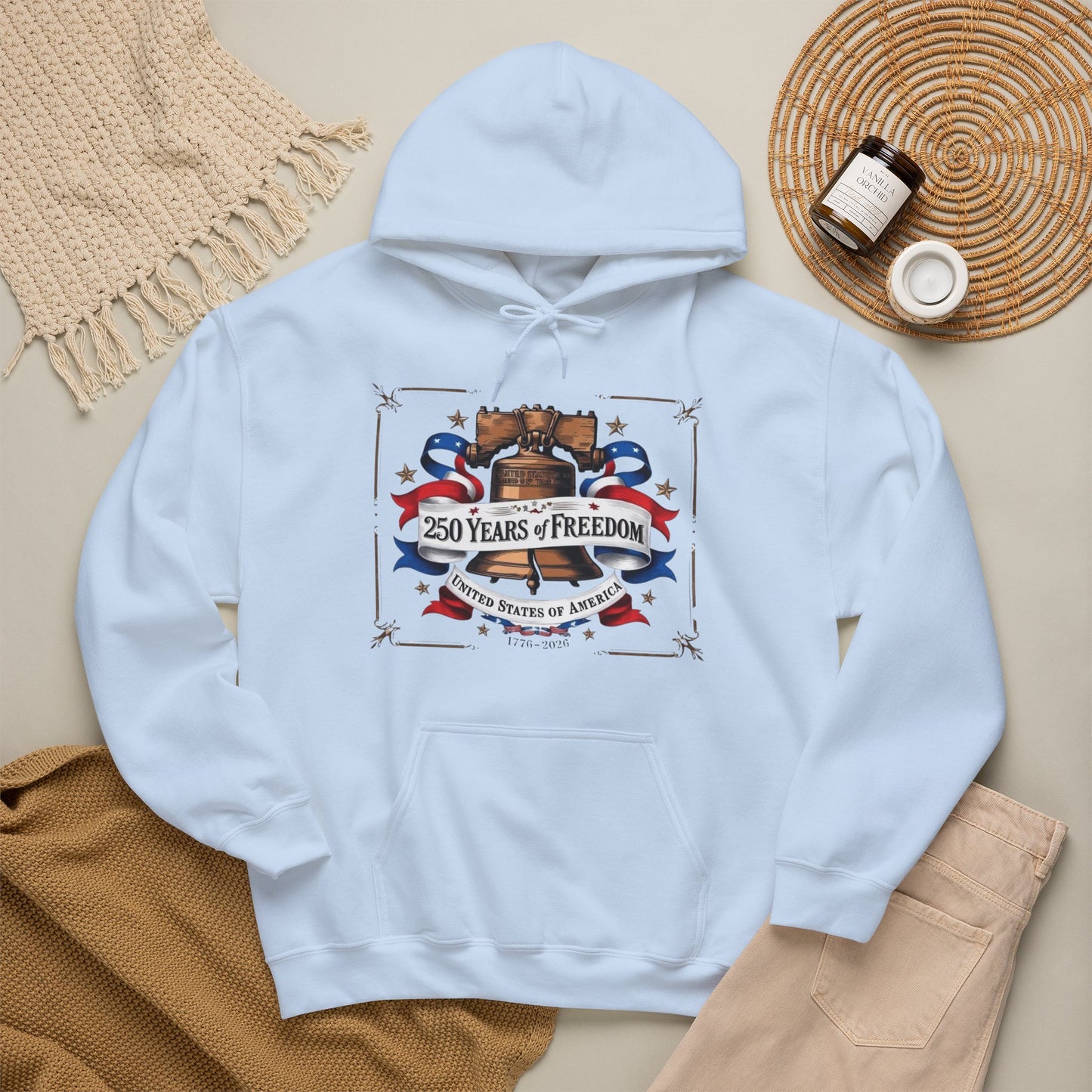 #250 250 Years of Freedom Liberty Bell Hoodie