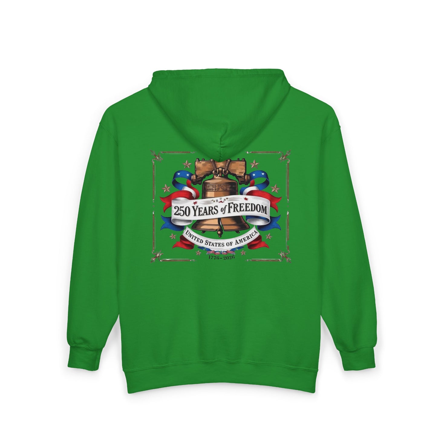 #250 250 Years of Freedom Liberty Bell Zip Hoodie