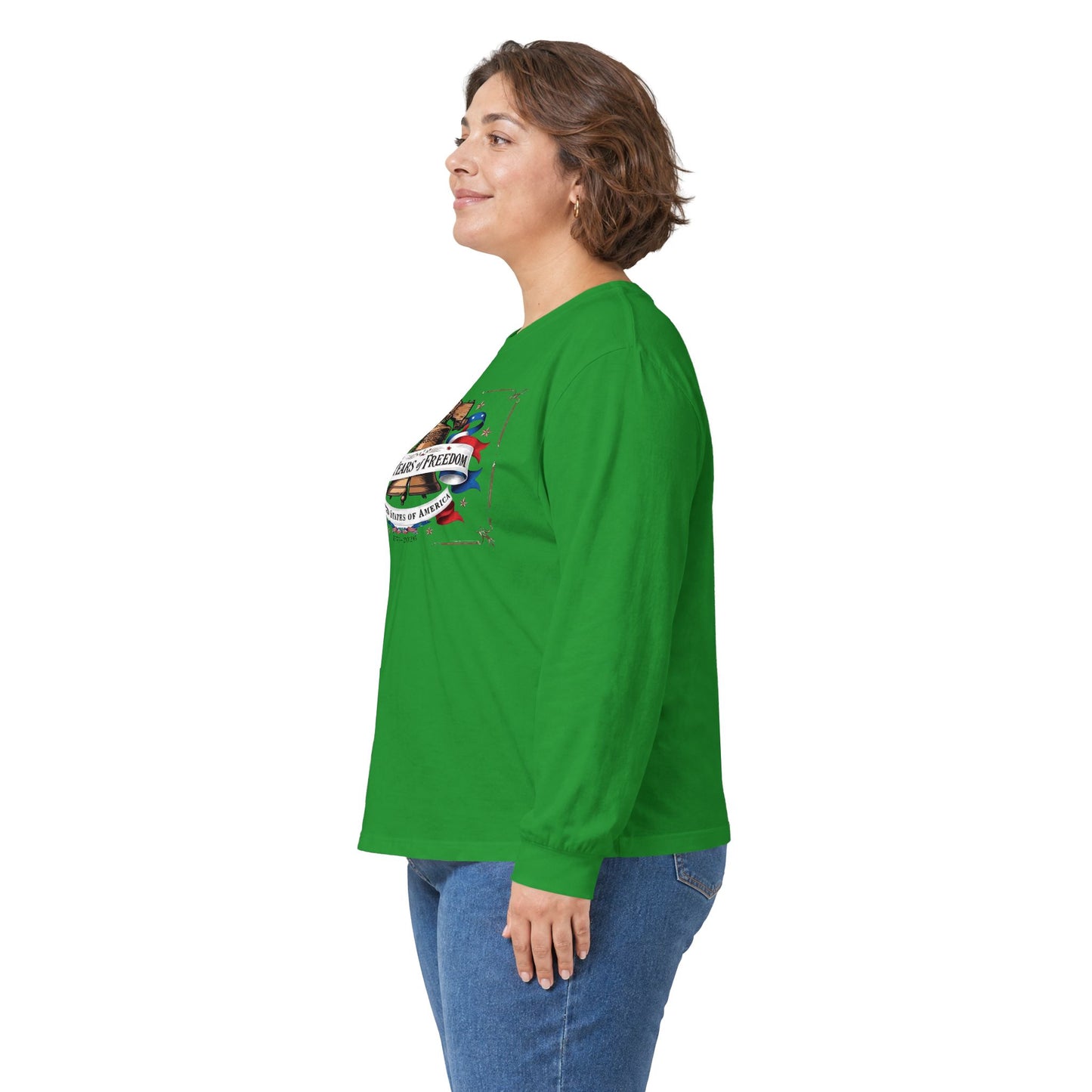 #250 250 Years of Freedom Liberty Bell Long Sleeve Tee