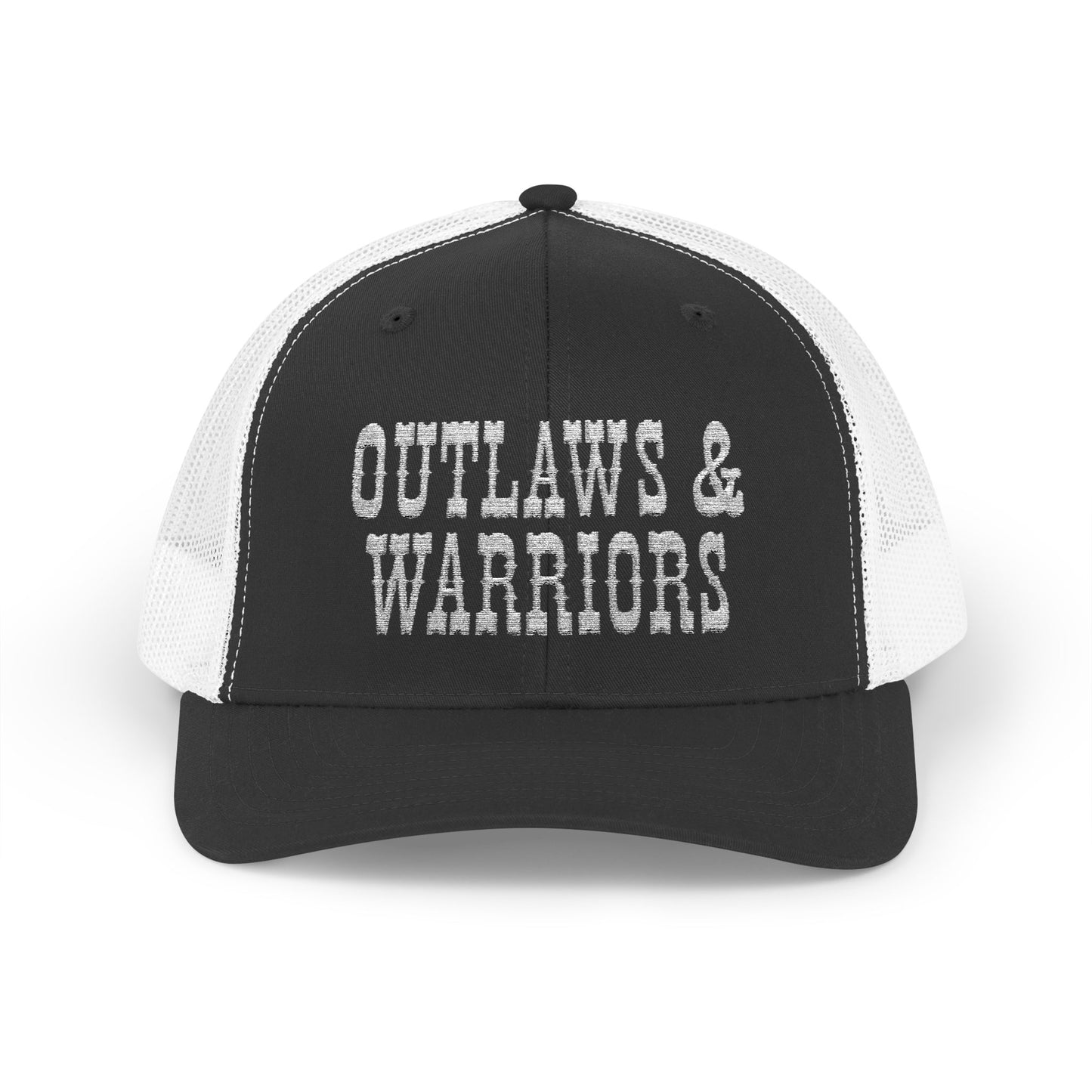 Outlaws & Warriors Snapback Embroidered Trucker Cap