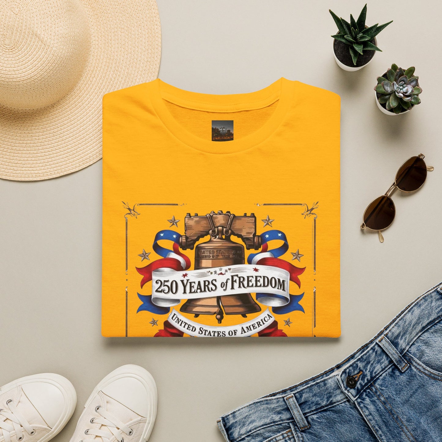 #250 250 Years of Freedom Liberty Bell Tee