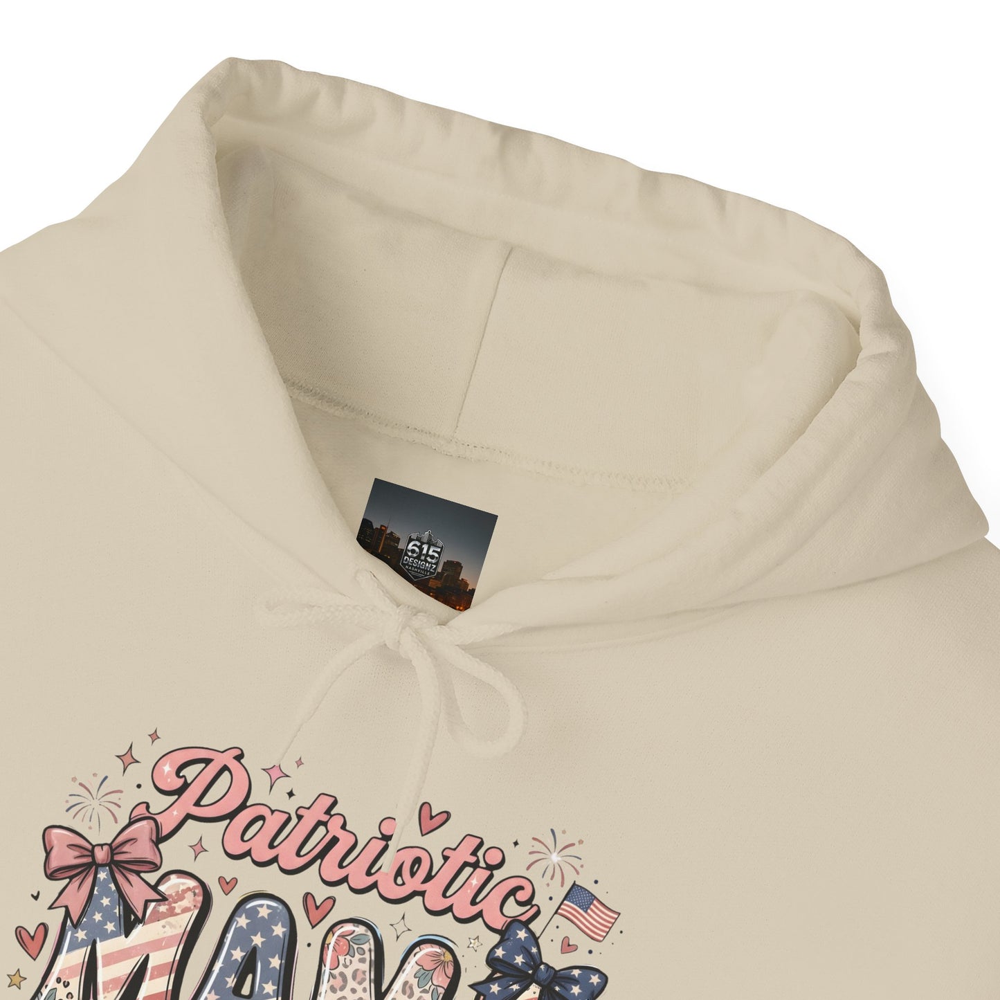 #250 Patriotic Mama 1776–2026 American Flag Hoodie