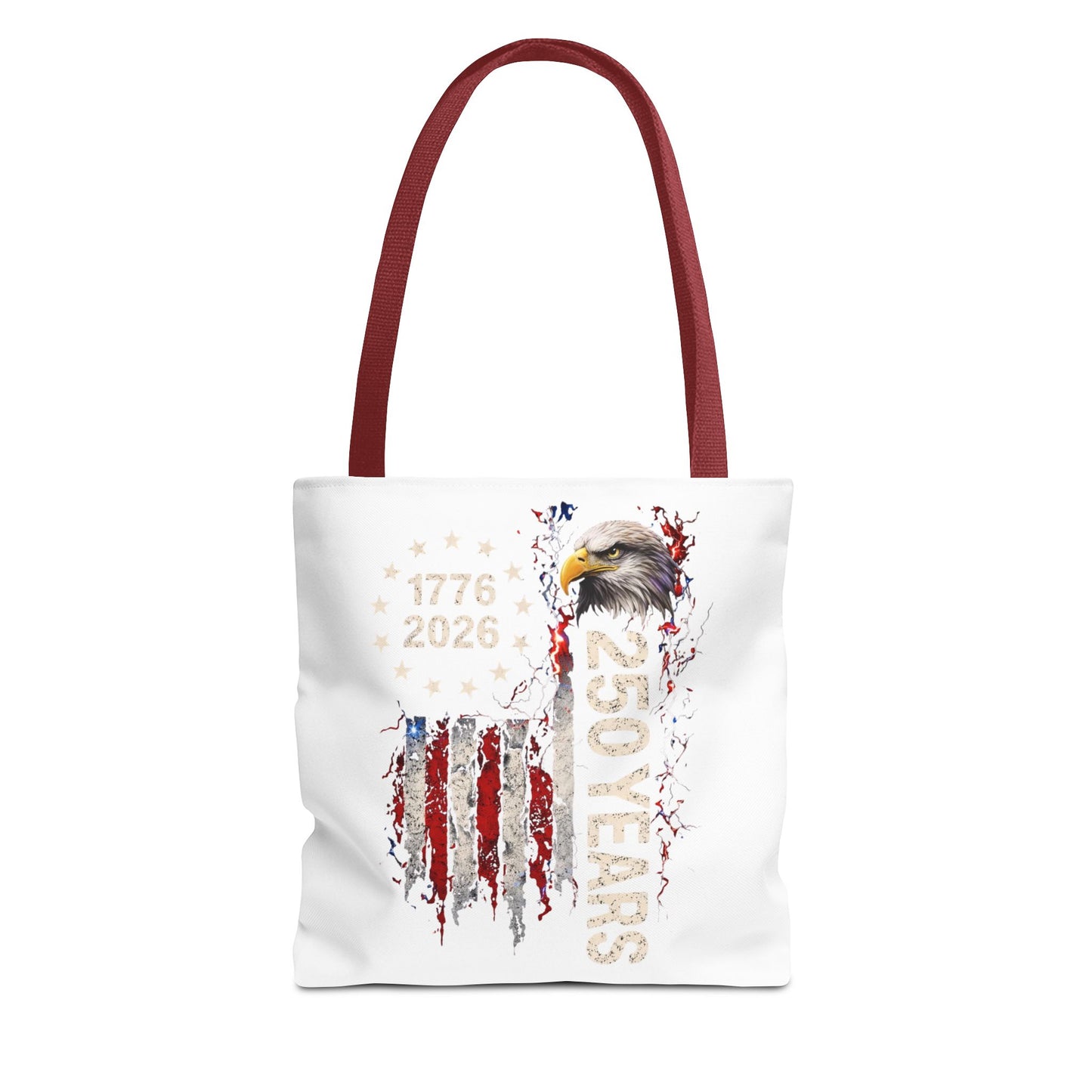 #250 1776-2026 250 Years USA Bicentennial Eagle Tote Bag