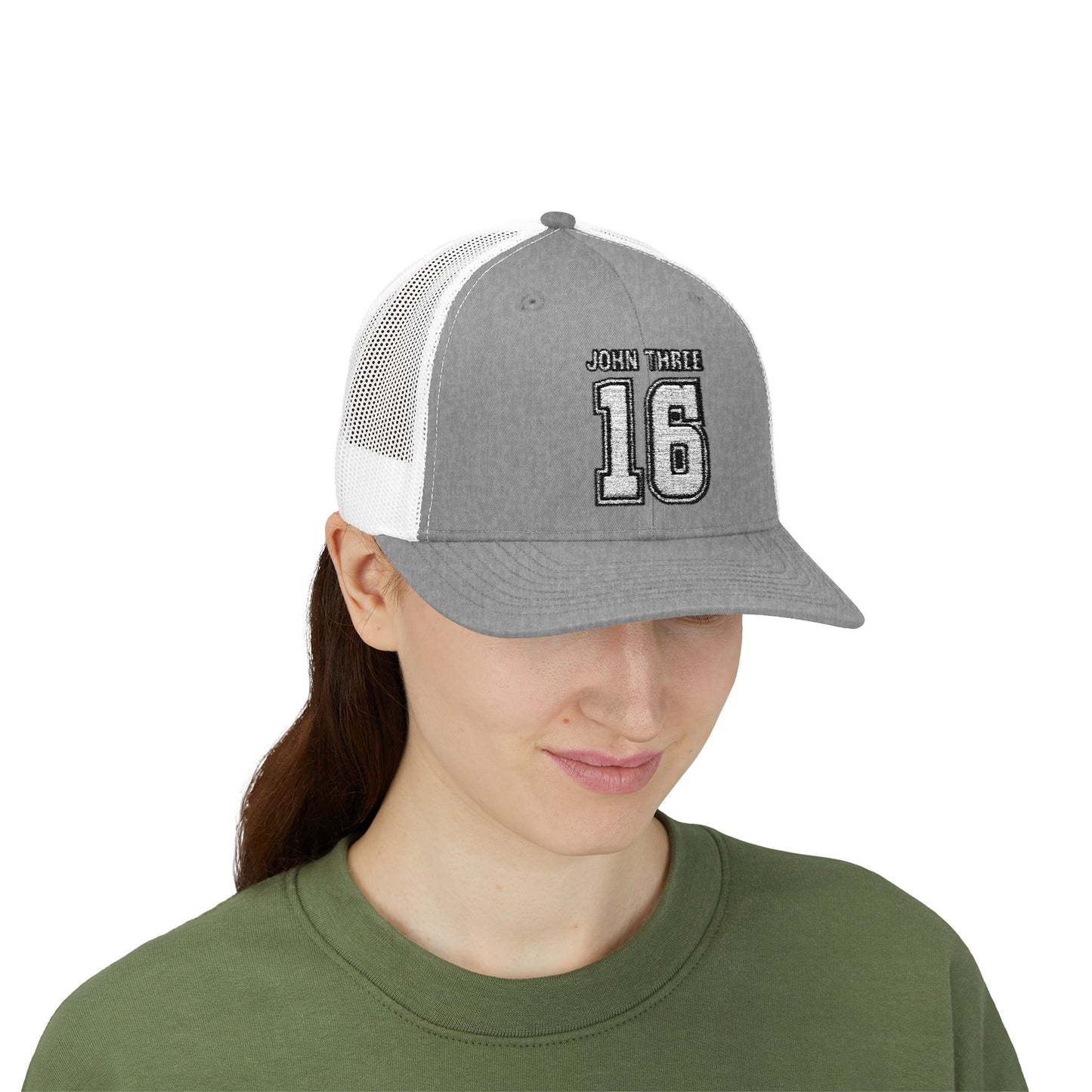 John Three 16 Vintage Varsity Trucker Cap