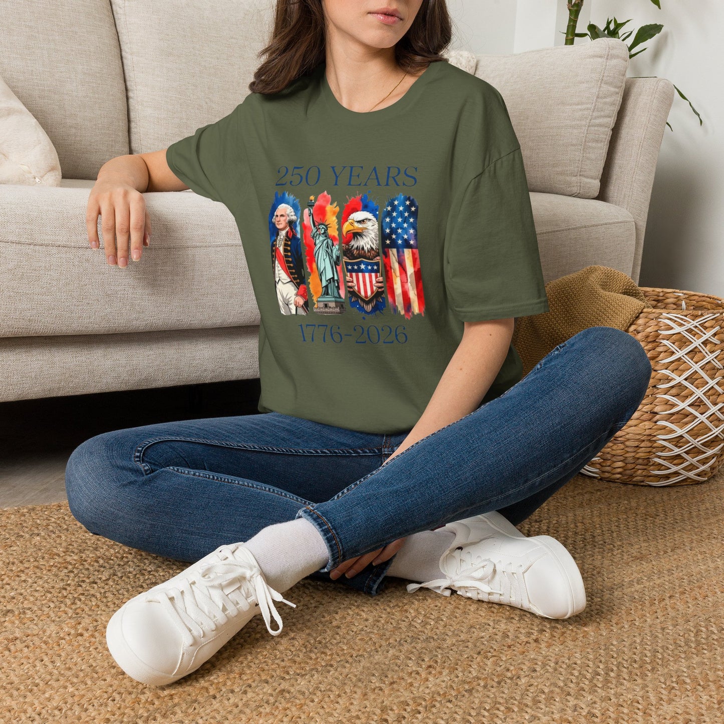 #250 250 Years American History Celebration 1776–2026 Patriotic T-Shirt