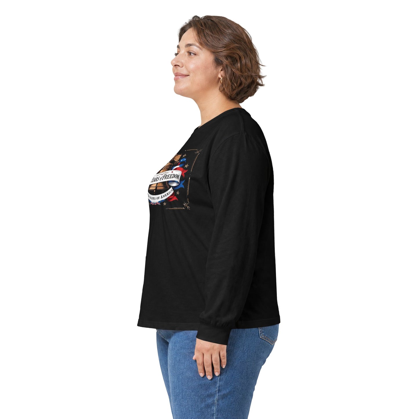 #250 250 Years of Freedom Liberty Bell Long Sleeve Tee