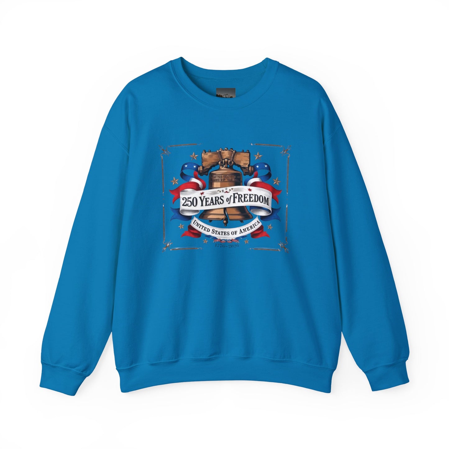 #250 250 Years of Freedom Liberty Bell Crewneck Sweatshirt